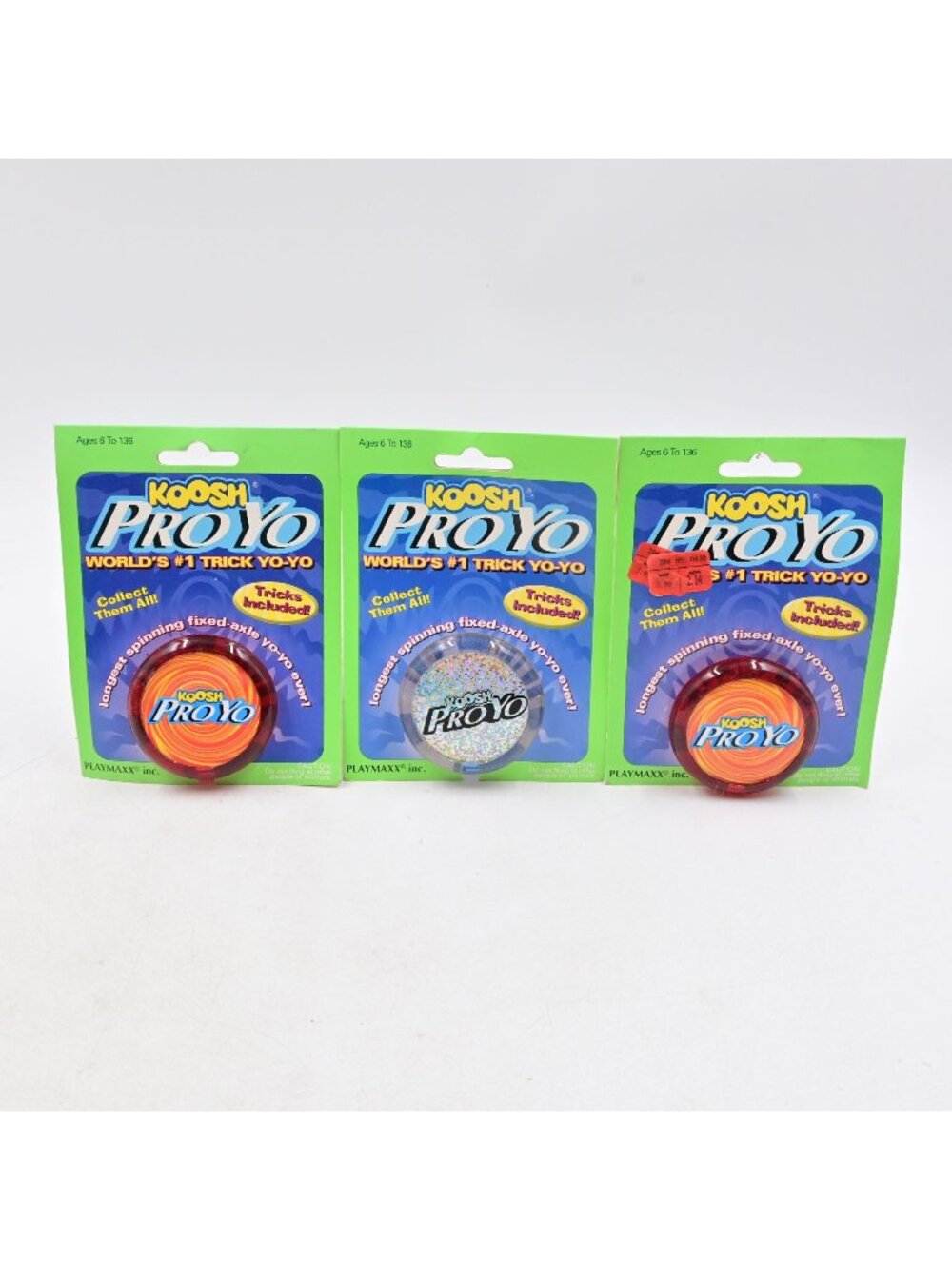 Koosh ProYo Trick Yo-Yo Set Of 3 Sealed Collectible Vintage Toy Ages 6+ Tricks I